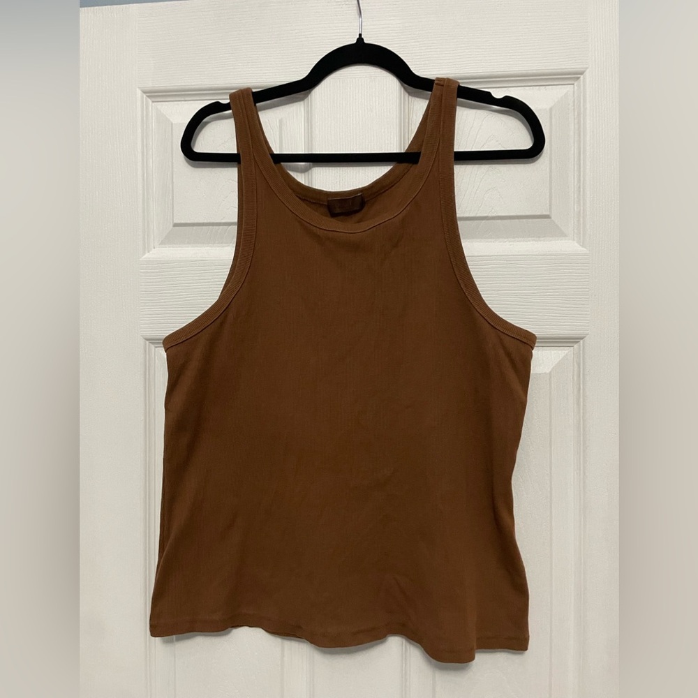 Nuuds Chocolate Brown Tank Top
